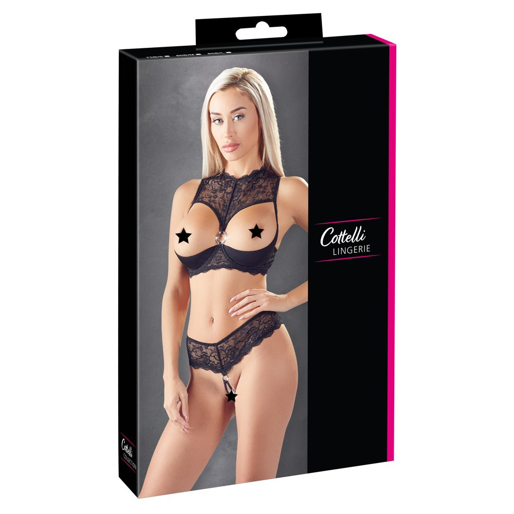 Cottelli Shelf Bra and String - Image 4