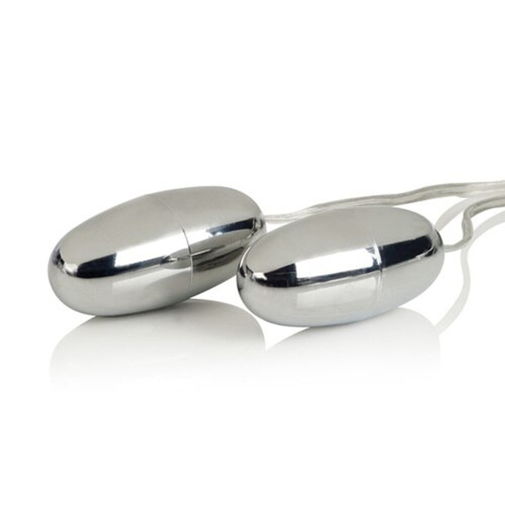 Alternative view of Pocket Exotics Waterproof Double Silver Bullets